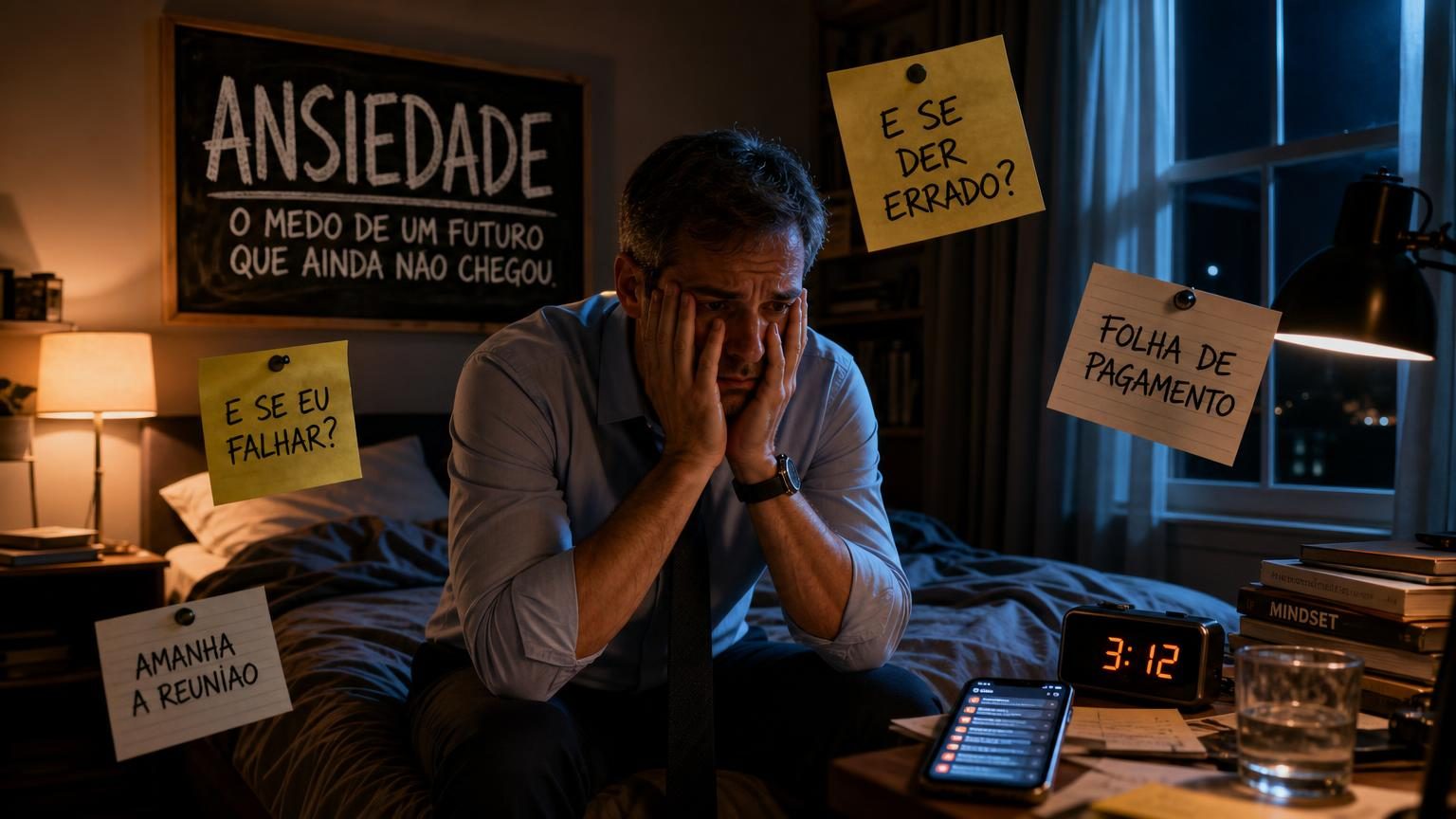 Capa do artigo Como controlar a ansiedade quando a pressão do negócio aumenta