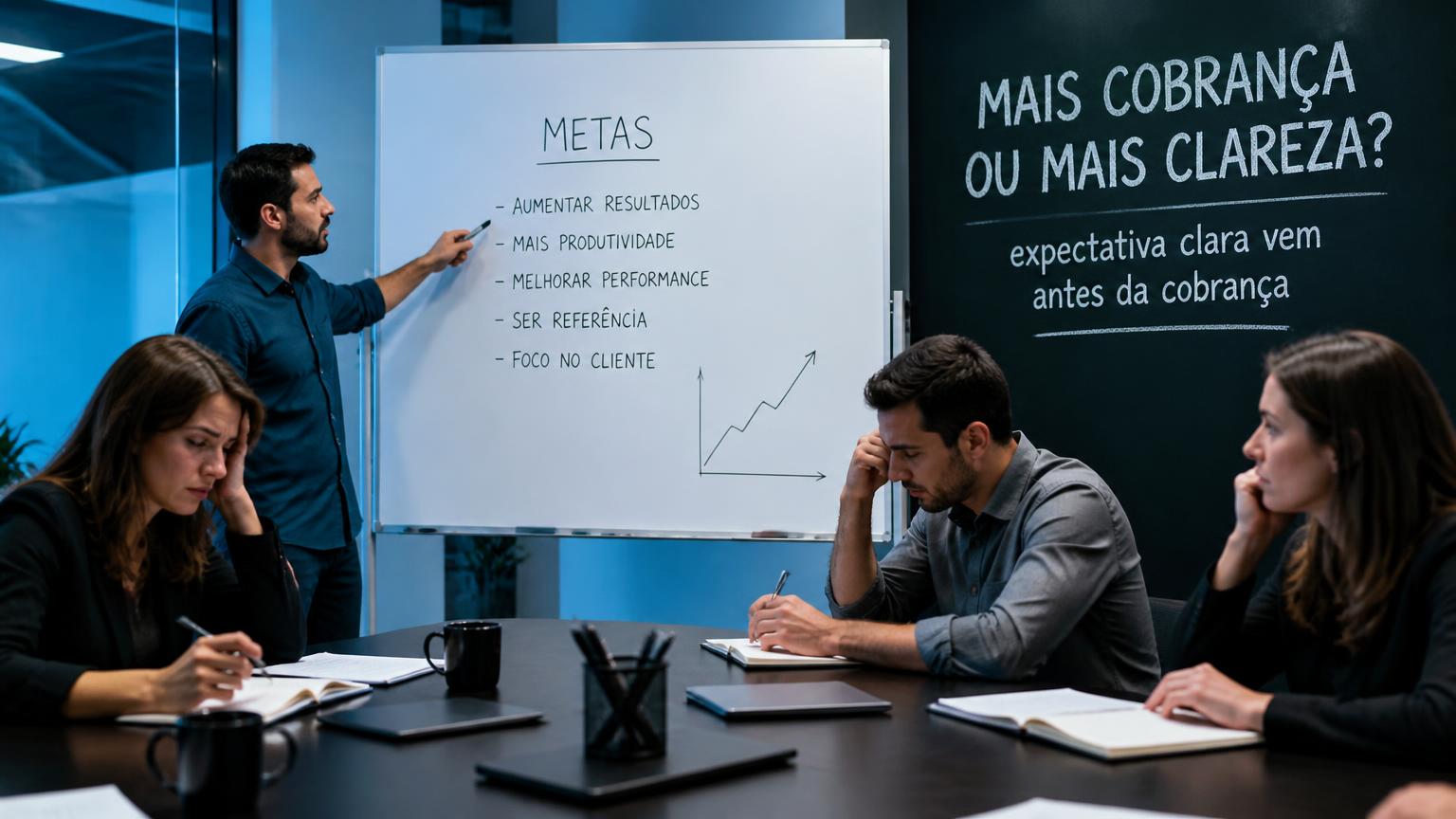 Capa do artigo Sua equipe precisa de mais cobrança ou de mais clareza?