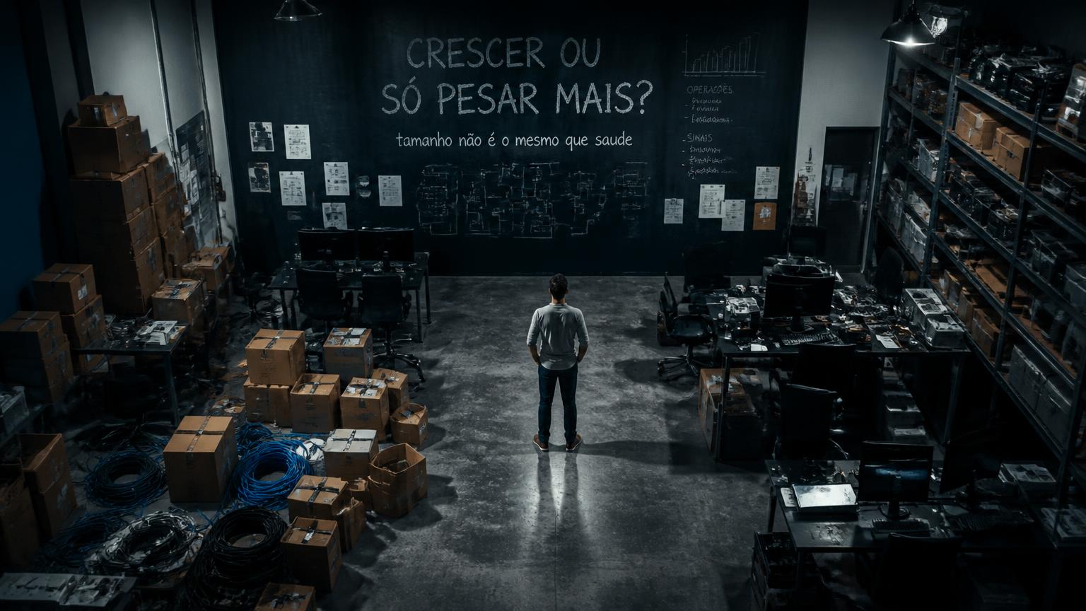 Capa do artigo Sua empresa está crescendo ou apenas ficando mais pesada?