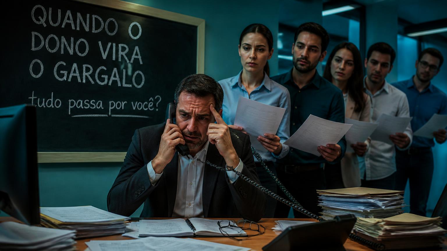 Capa do artigo Quando o dono da empresa se torna o principal gargalo do negócio