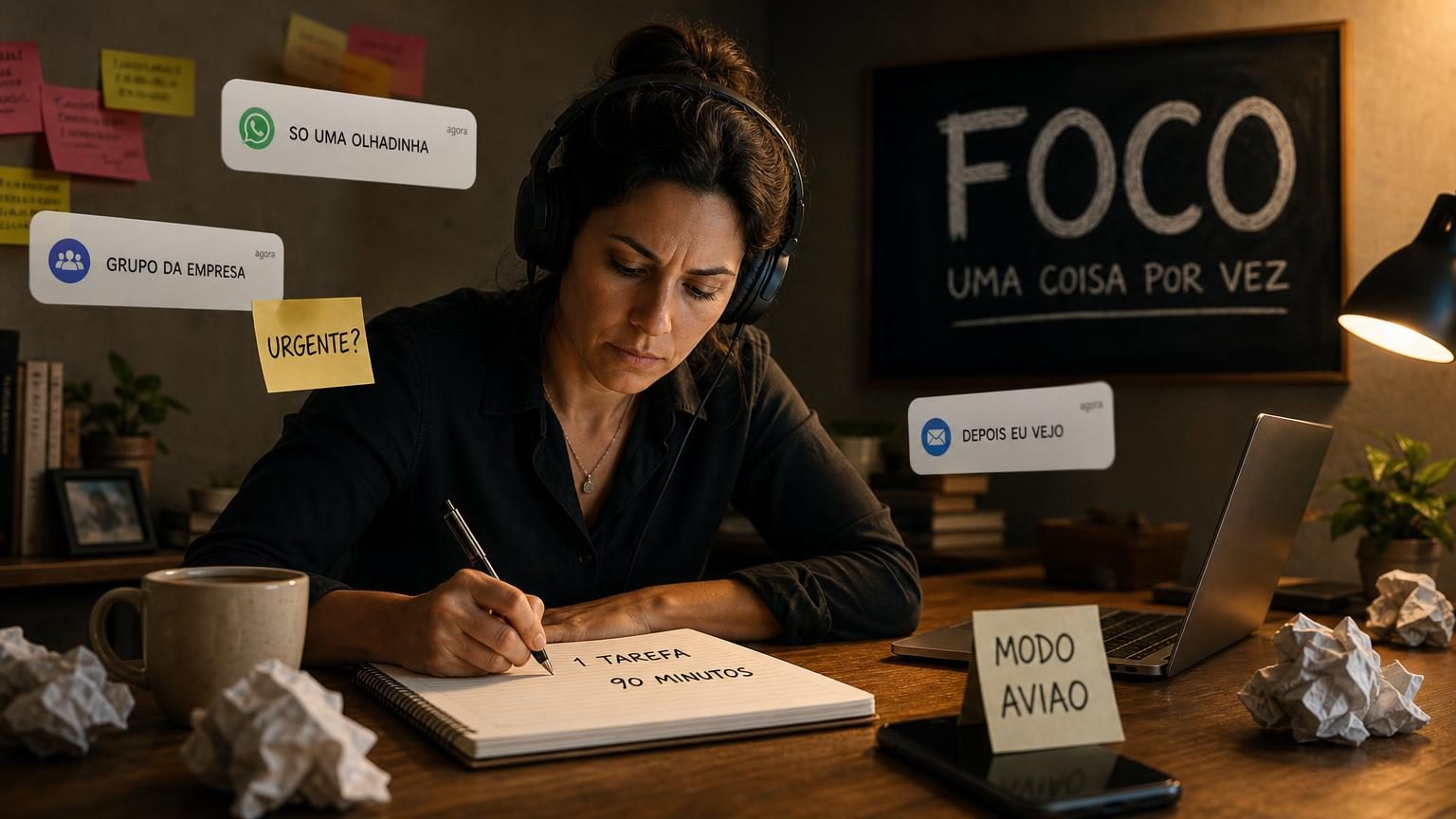 Capa do artigo Como ter mais foco no dia a dia sem depender de motivação